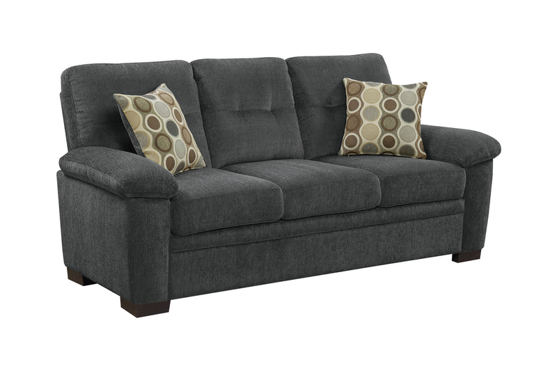 Fairbairn Upholstered Loveseat Charcoal