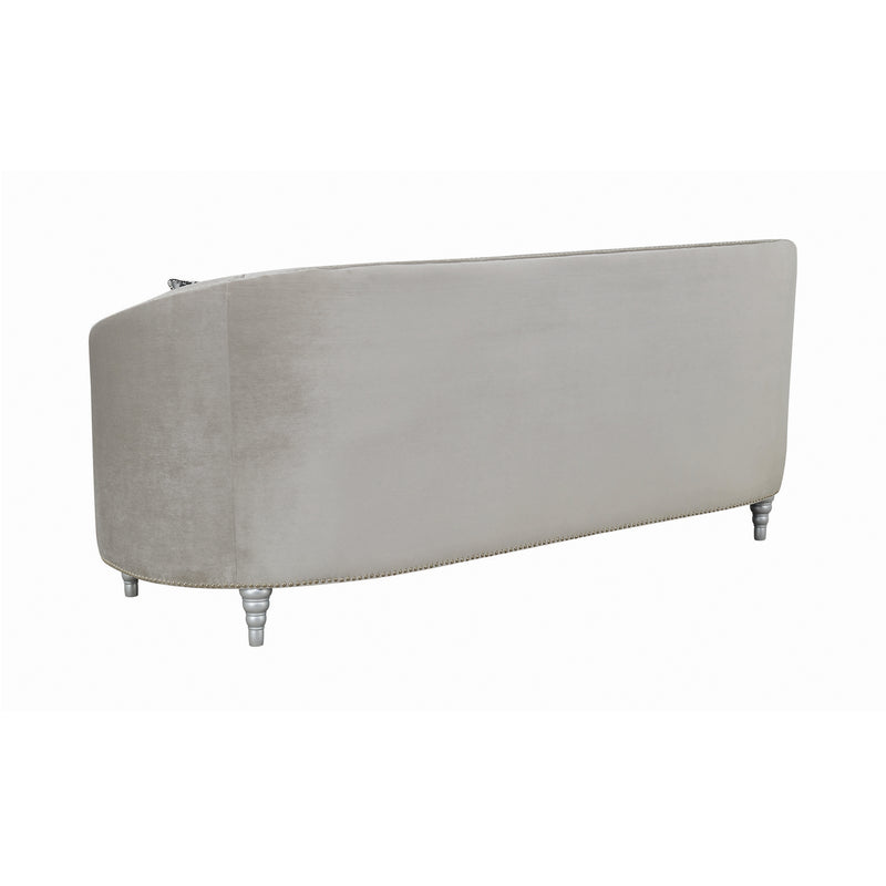 Avonlea Sloped Arm Tufted Sofa Grey