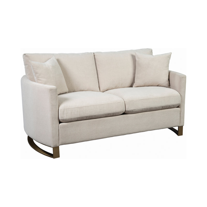 Corliss Beige Upholstered 3pc (sofa + Loveseat Chair)