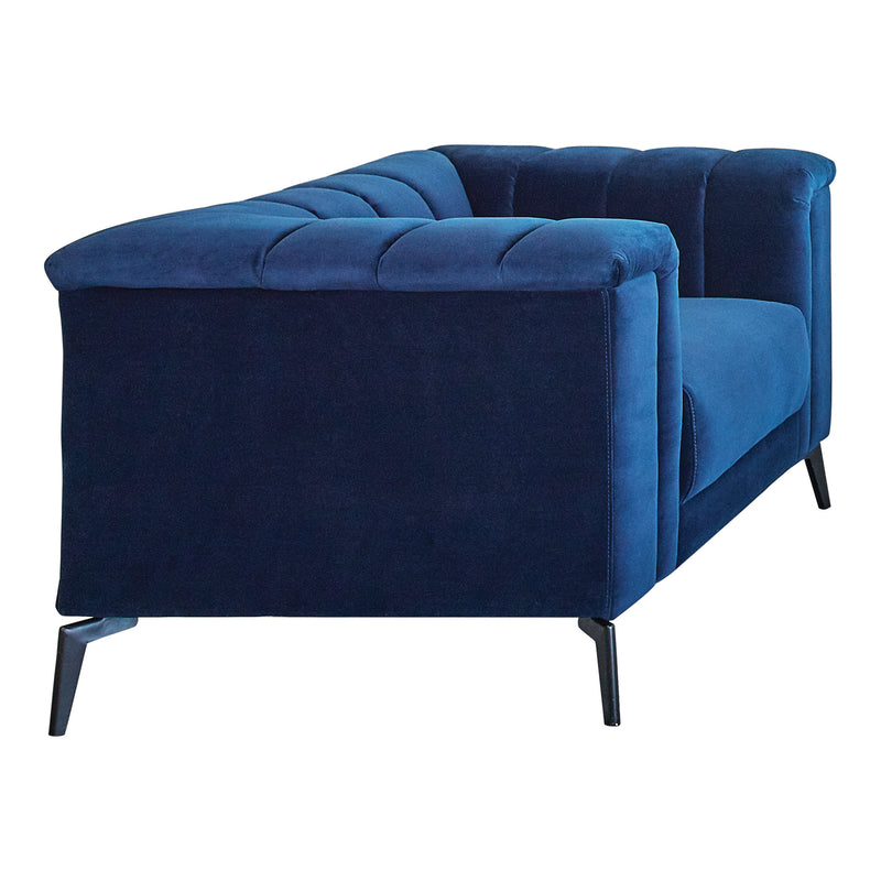 Chalet Tuxedo Arm Chair Blue