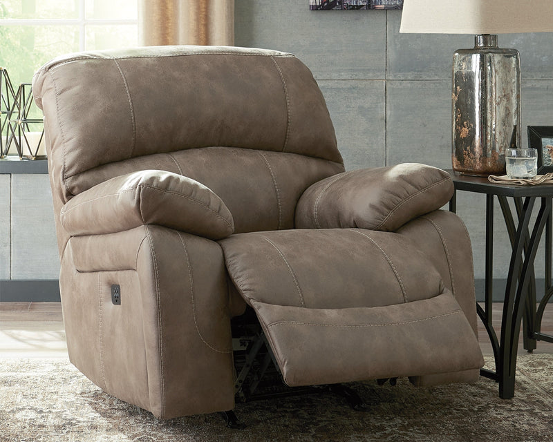 Dunwell Driftwood Textured Power Recliner