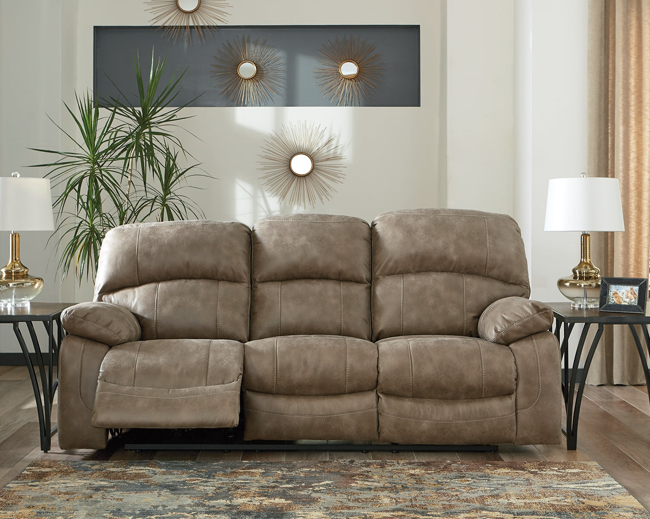 Dunwell Driftwood Textured Power Reclining Sofa