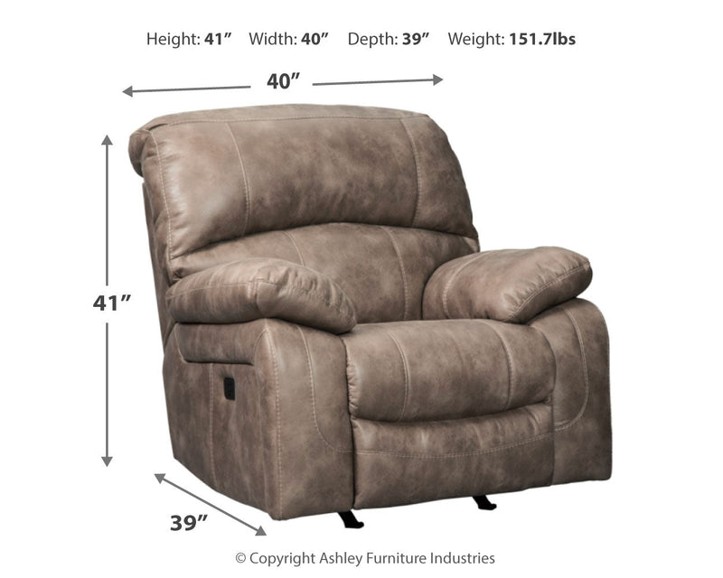 Dunwell Driftwood Textured Power Recliner