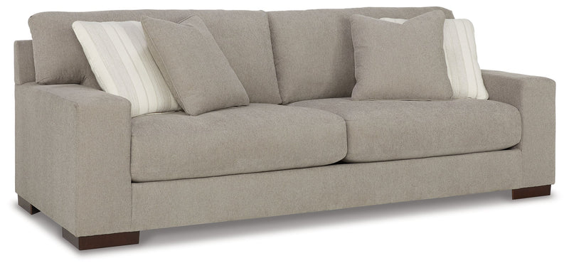 Maggie Flax Chenille Sofa