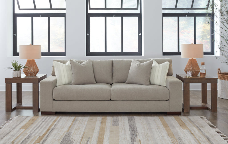 Maggie Flax Chenille Sofa