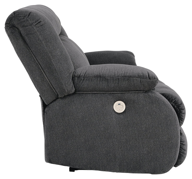 Burkner Marine Velvet Power Reclining Loveseat