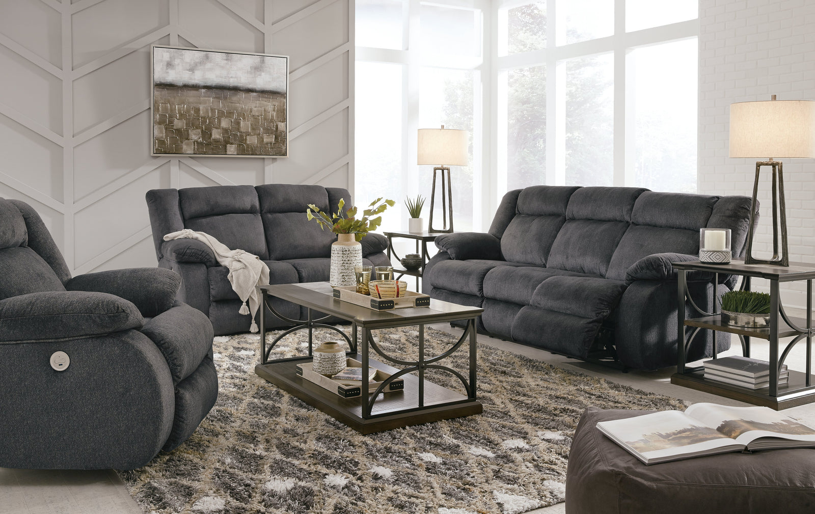 Burkner Marine Sofa Loveseat And Recliner