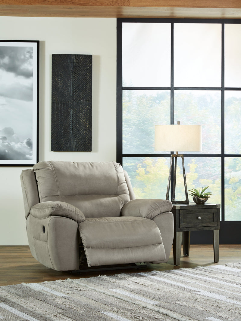 Next-Gen Gaucho Espresso Microfiber Oversized Recliner