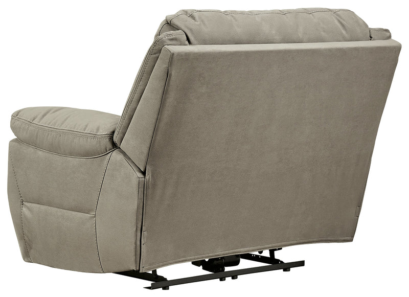 Next-Gen Gaucho Putty Microfiber Oversized Power Recliner