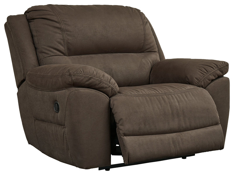 Next-Gen Gaucho Espresso Microfiber Oversized Recliner