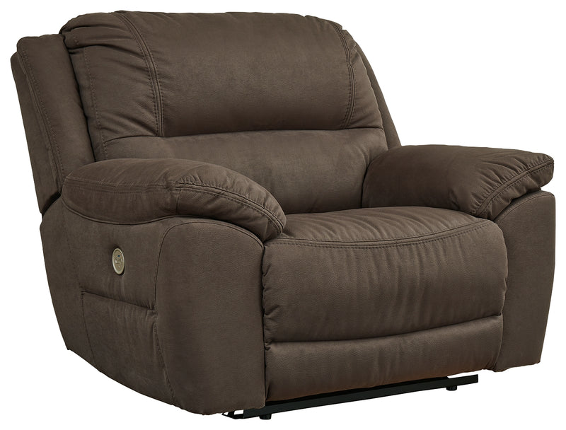 Next-Gen Gaucho Espresso Microfiber Oversized Power Recliner