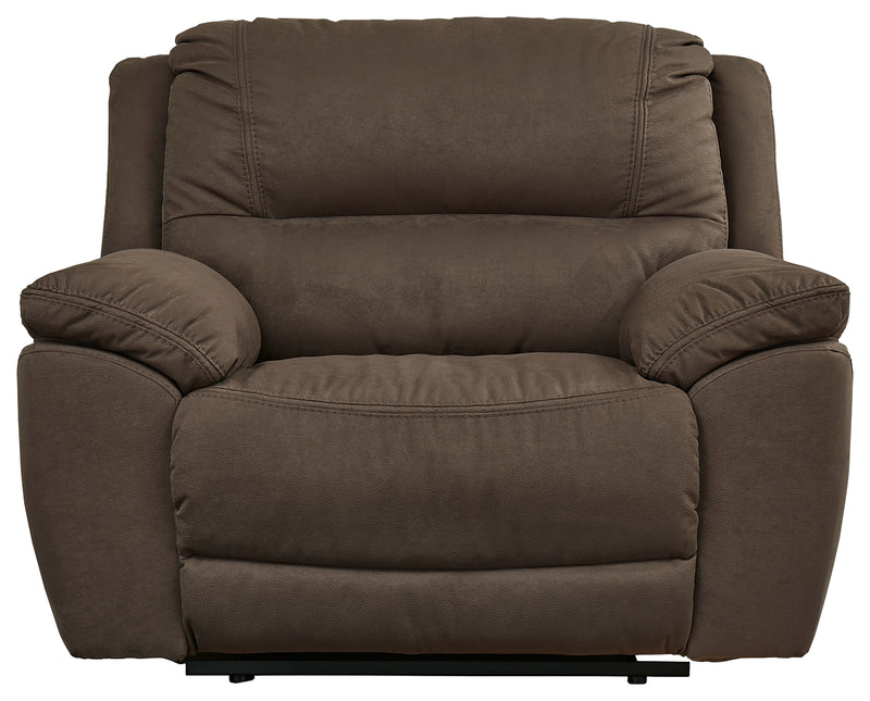 Next-Gen Gaucho Espresso Microfiber Oversized Power Recliner