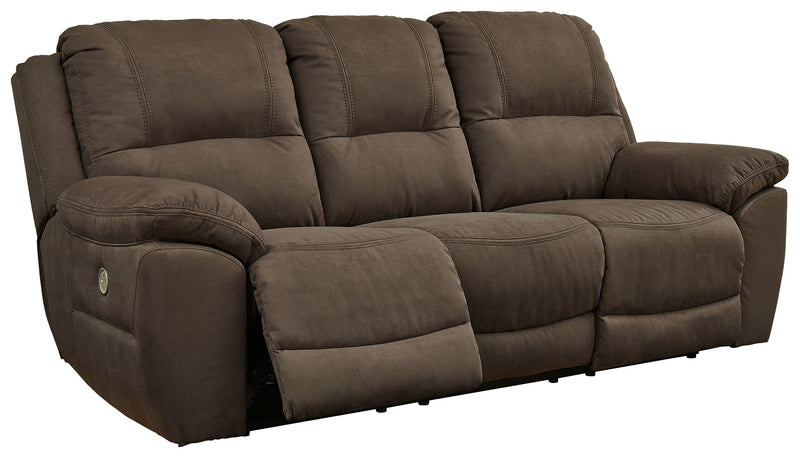 Next-Gen Gaucho Putty Microfiber Power Reclining Sofa