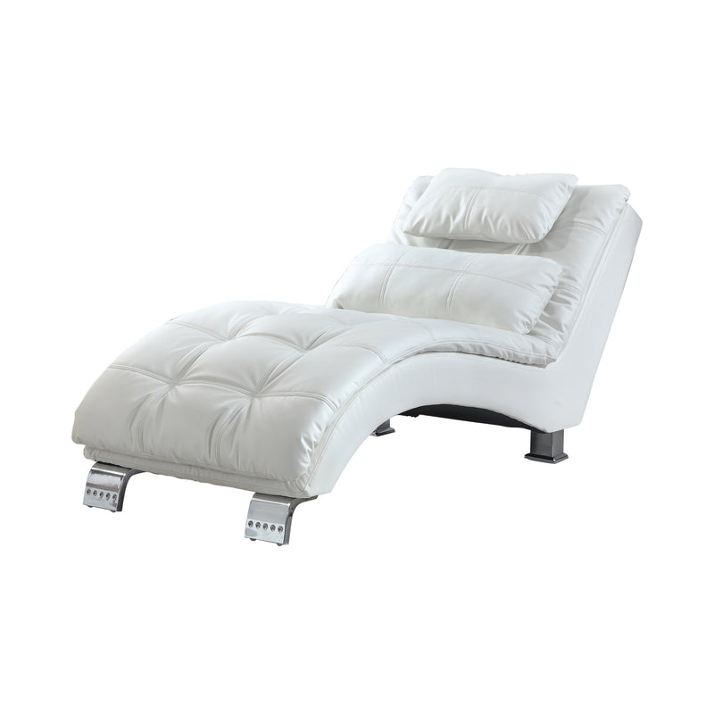 Dilleston Tufted Back Upholstered Sofa Bed White