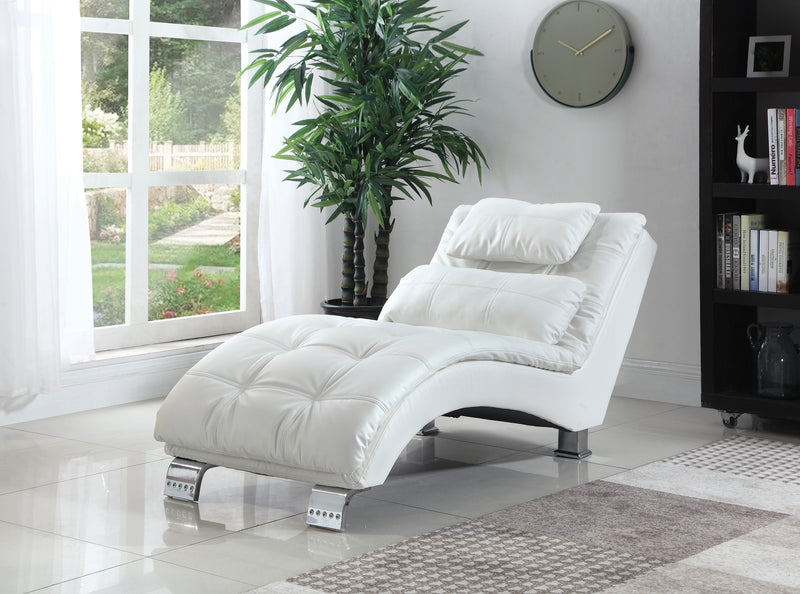 Dilleston Tufted Back Upholstered Sofa Bed White