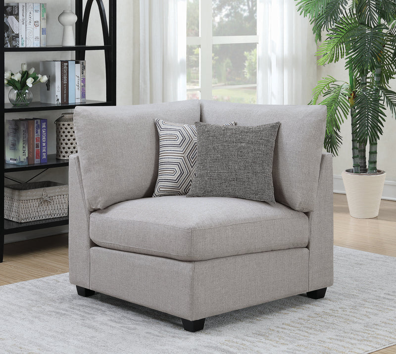 Cambria Square Storage Ottoman Grey