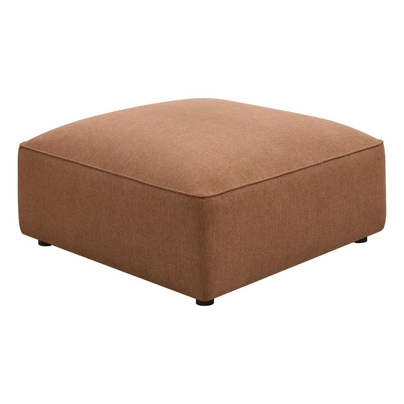 Jennifer Upholstered Ottoman Terracotta