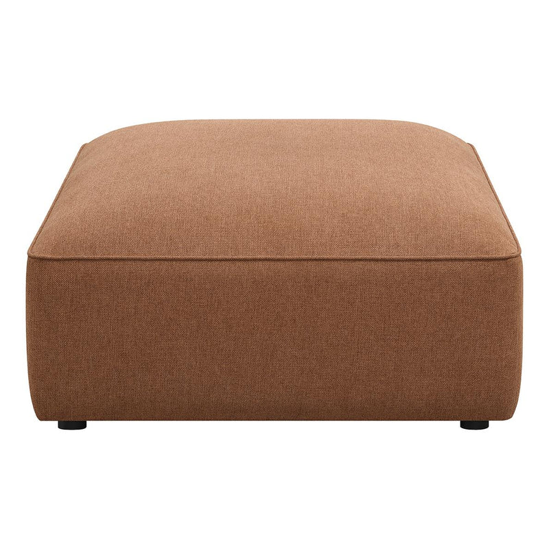 Jennifer Upholstered Ottoman Terracotta