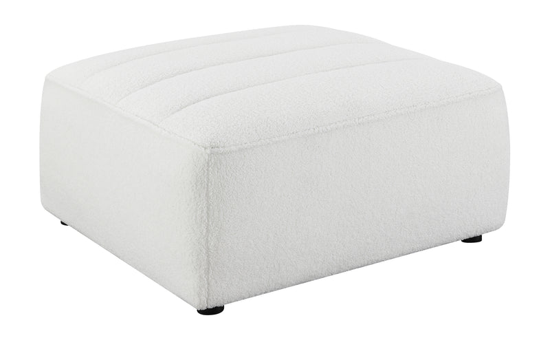 Sunny Upholstered Ottoman Natural