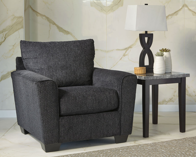 Wixon Slate Chair And Ottoman