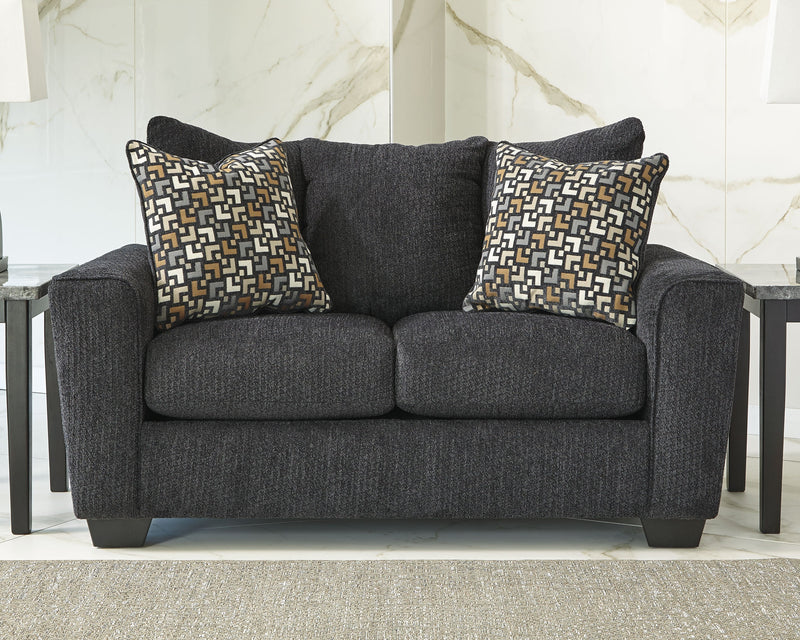 Wixon Slate Sofa And Loveseat