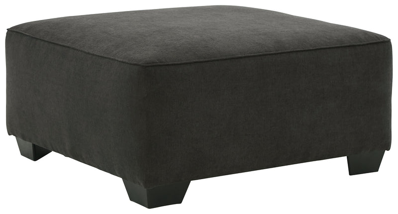 Lucina Charcoal 2-Piece Sectional With Ottoman