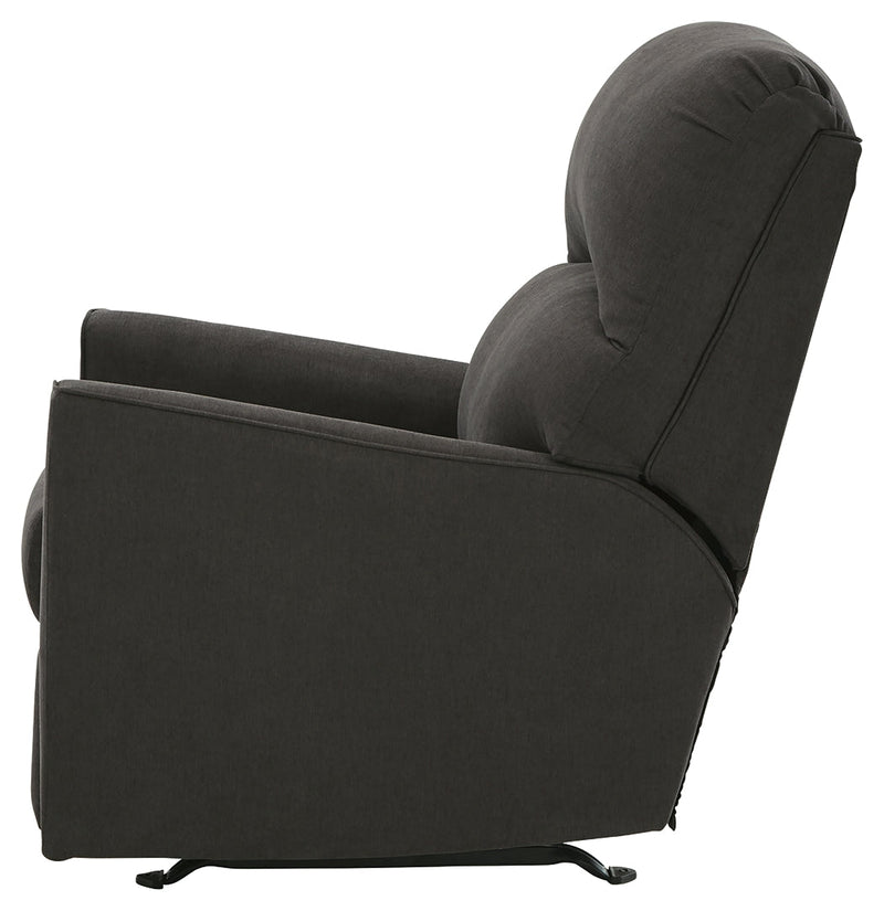 Lucina Charcoal Microfiber Recliner