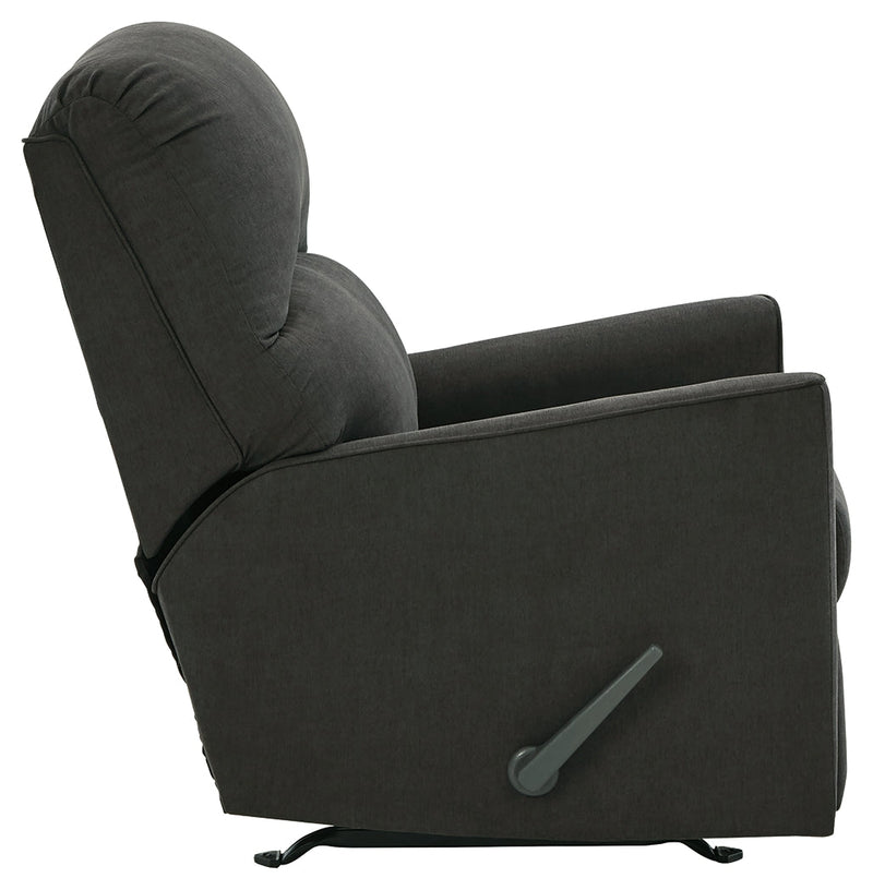 Lucina Charcoal Microfiber Recliner