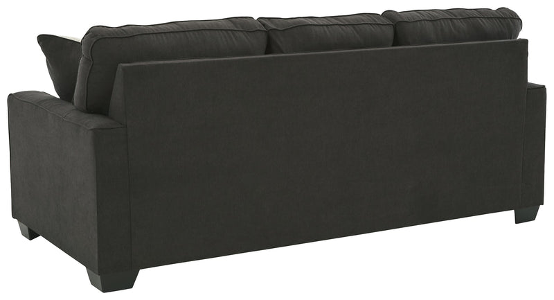 Lucina Charcoal Microfiber Sofa