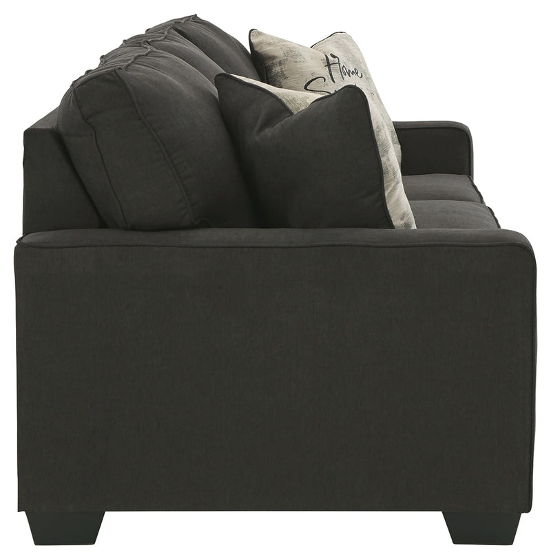 Lucina Charcoal Microfiber Sofa