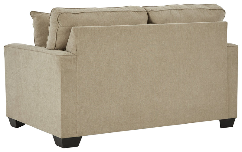 Lucina Quartz Microfiber Loveseat