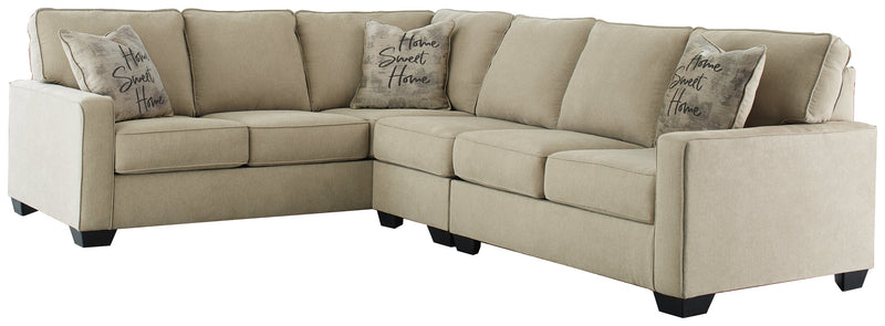 Lucina Quartz 3-Piece Sectional