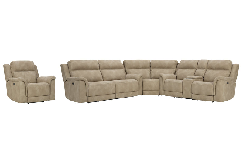 Next-Gen Sand Durapella 3-Piece Sectional With Recliner