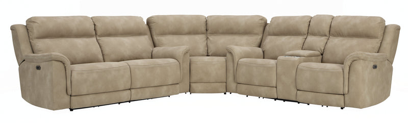 Next-Gen Sand Durapella 3-Piece Sectional With Recliner