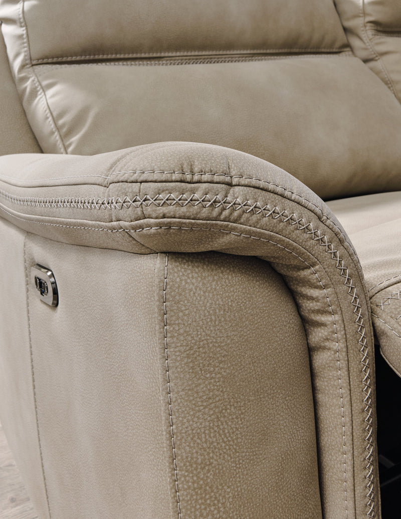 Next-Gen Durapella Sand Microfiber Power Reclining Sofa