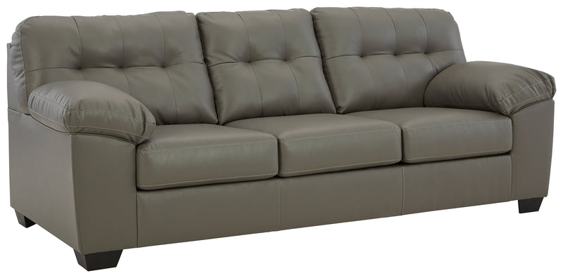 Donlen Gray Synthetic Queen Sofa Sleeper