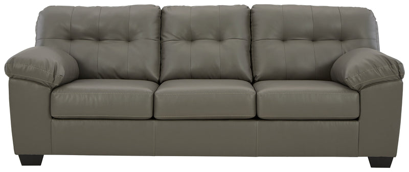 Donlen Gray Synthetic Queen Sofa Sleeper