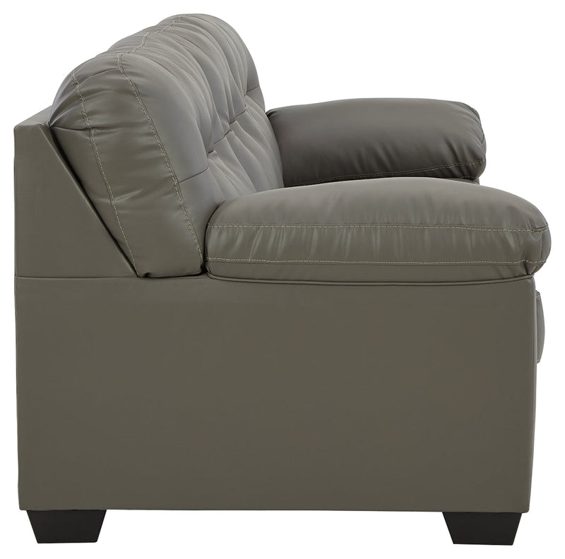 Donlen Gray Synthetic Sofa