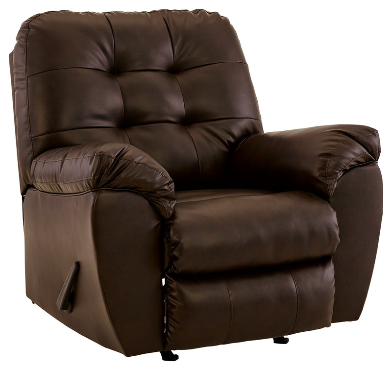 Donlen Chocolate Synthetic Recliner