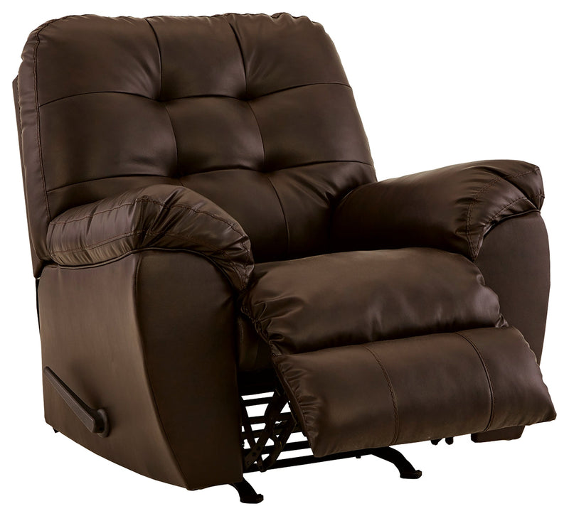 Donlen Chocolate Synthetic Recliner