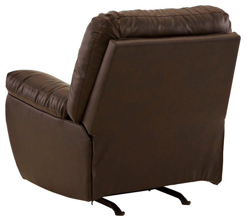 Donlen Chocolate Synthetic Recliner