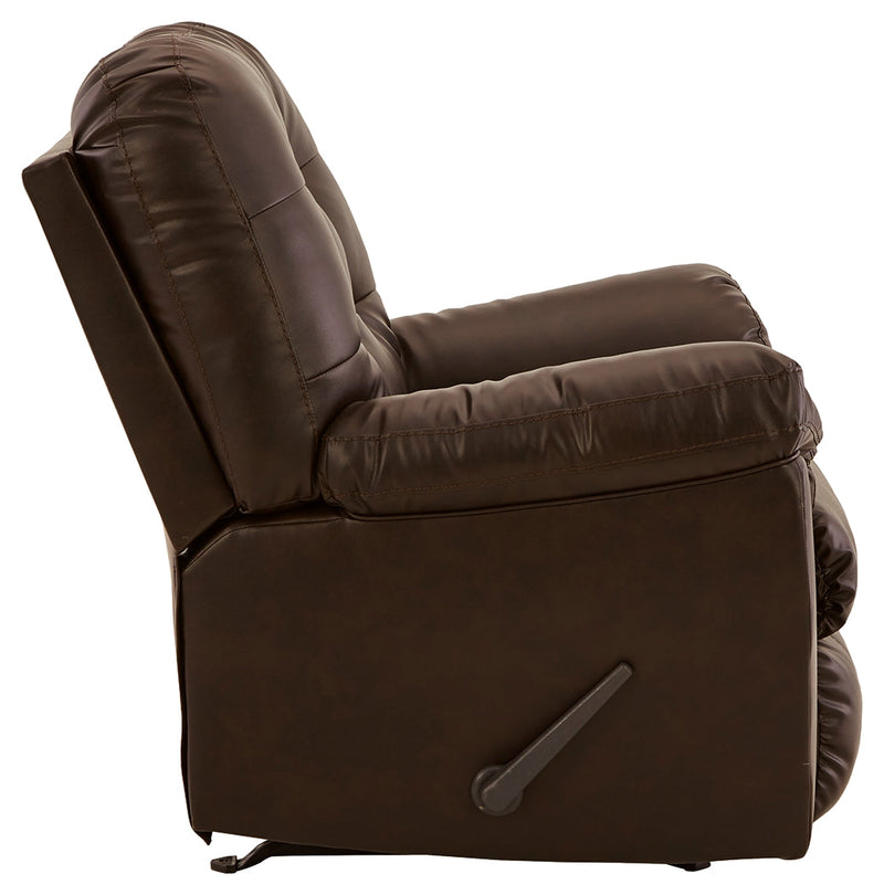 Donlen Chocolate Synthetic Recliner