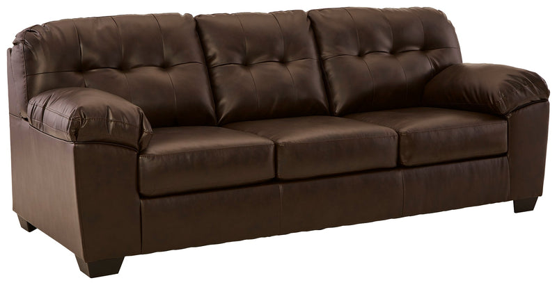 Donlen Chocolate Synthetic Queen Sofa Sleeper