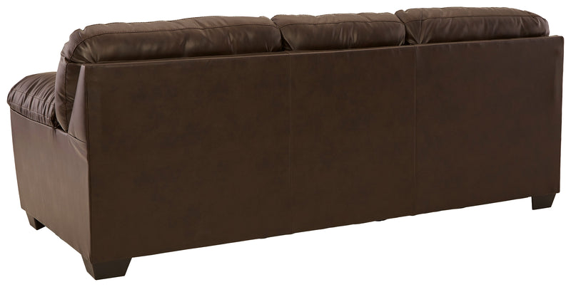 Donlen Chocolate Synthetic Sofa