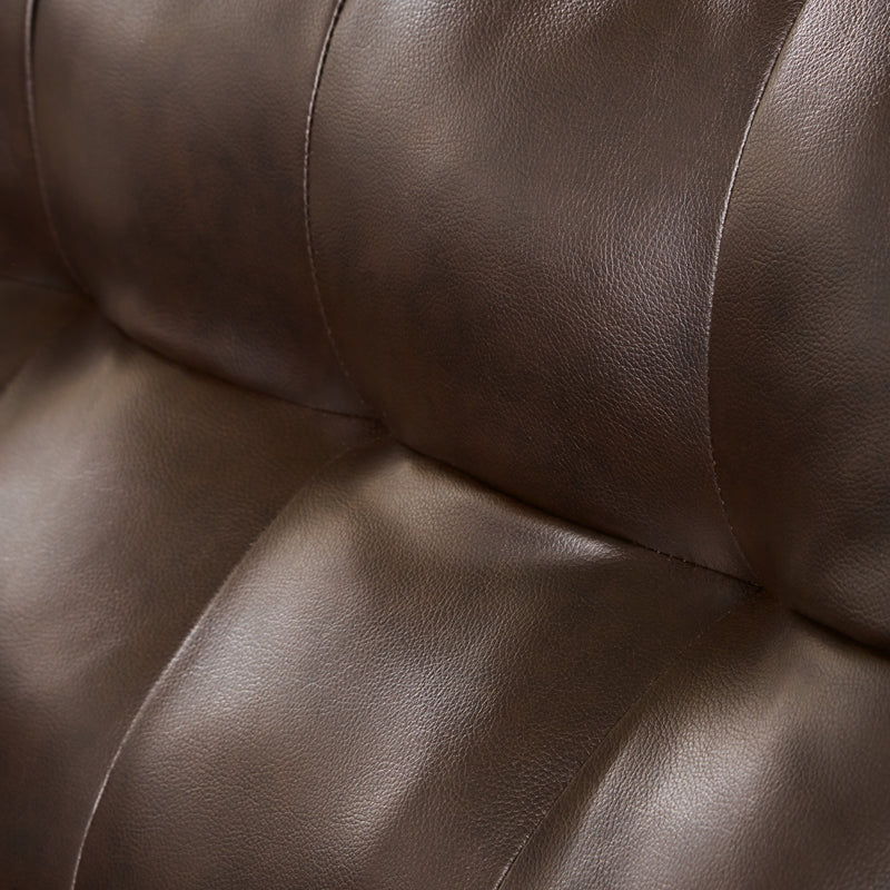 Donlen Chocolate Synthetic Sofa