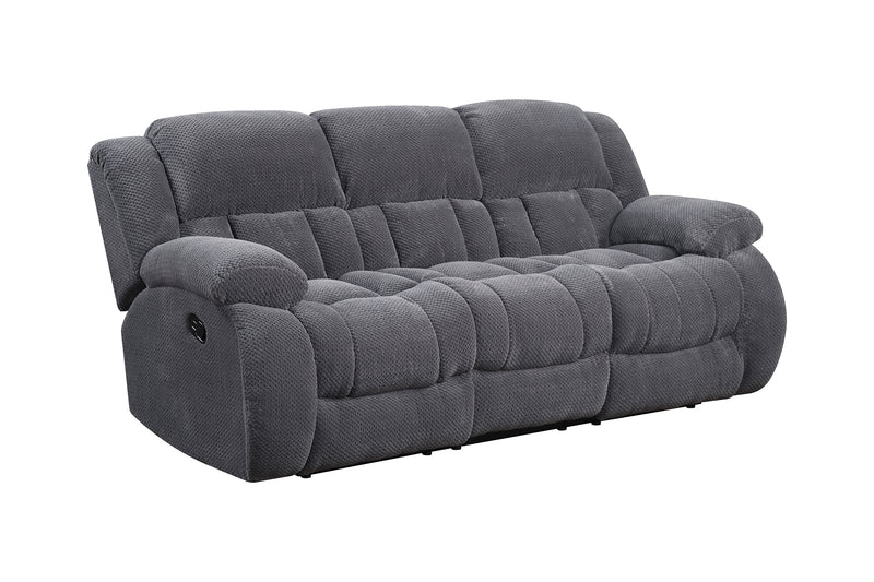 Weissman Upholstered Glider Recliner Charcoal