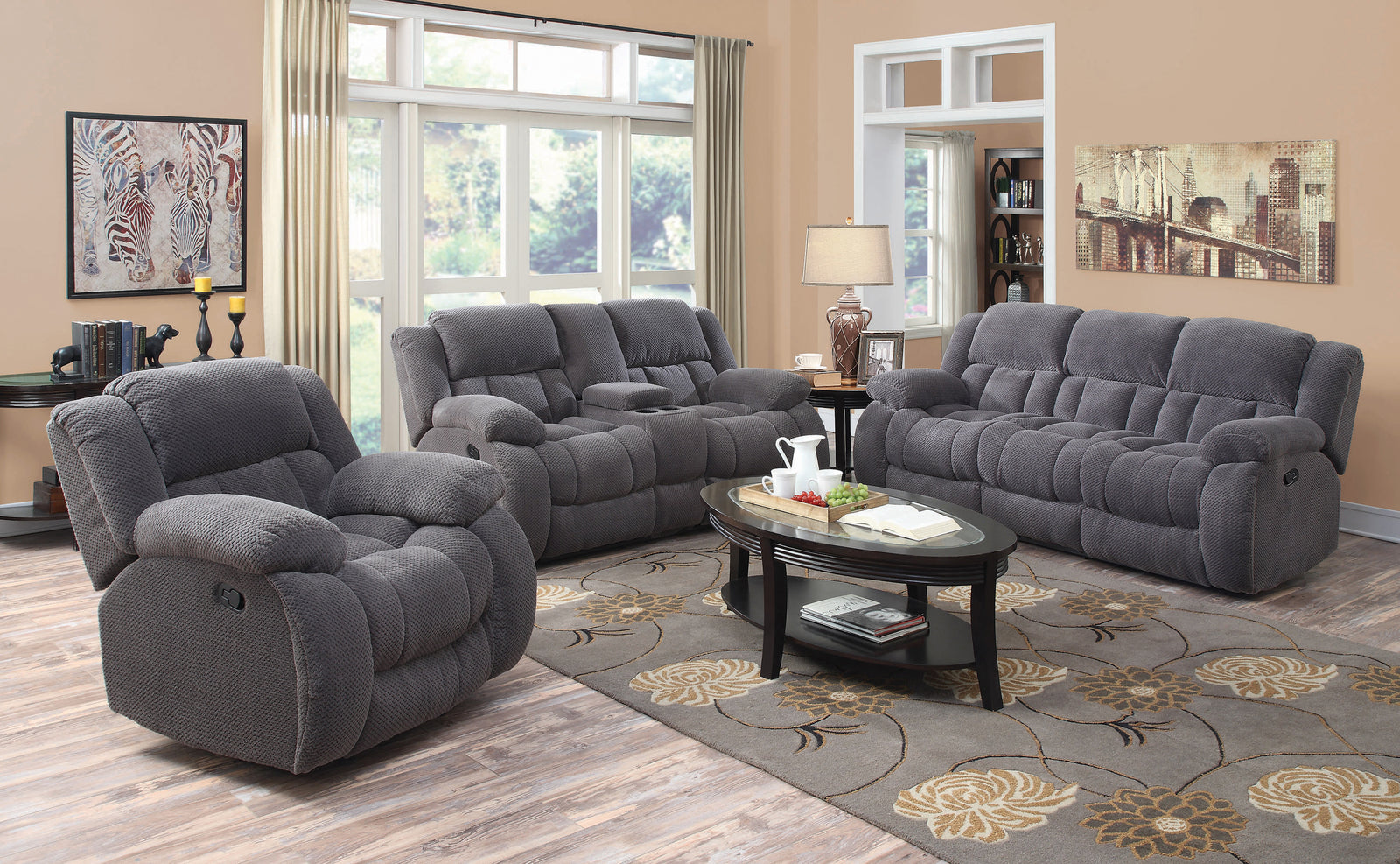 Weissman Upholstered Tufted Living Room Set