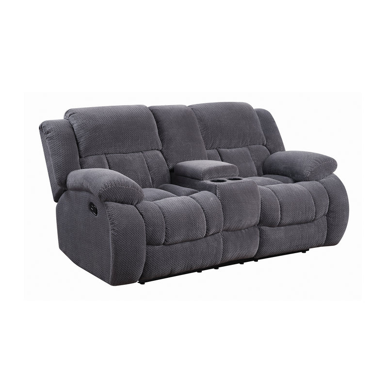 Weissman Upholstered Glider Recliner Charcoal