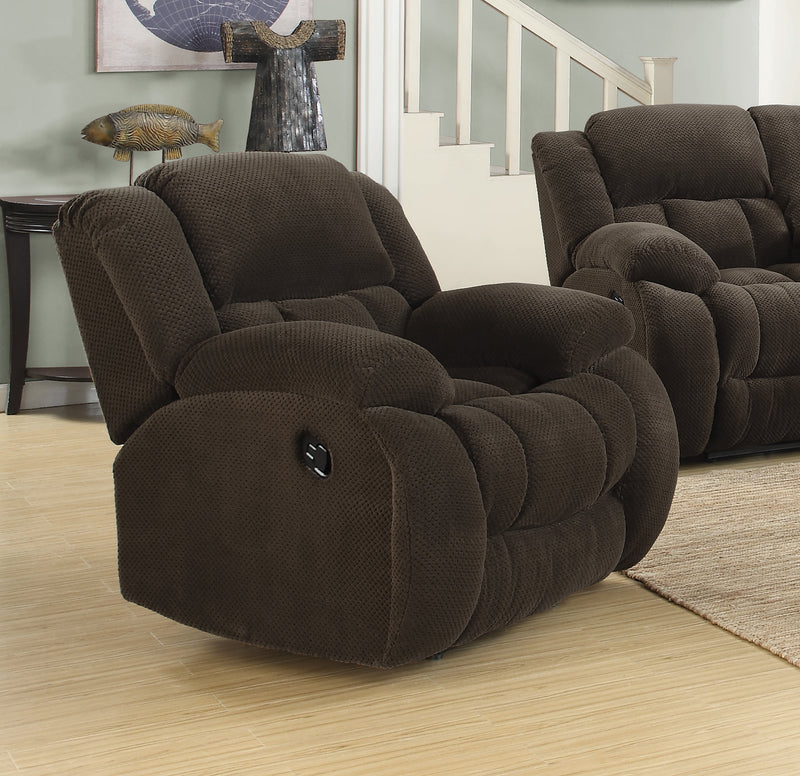 Weissman Pillow Top Arm Motion Sofa Chocolate