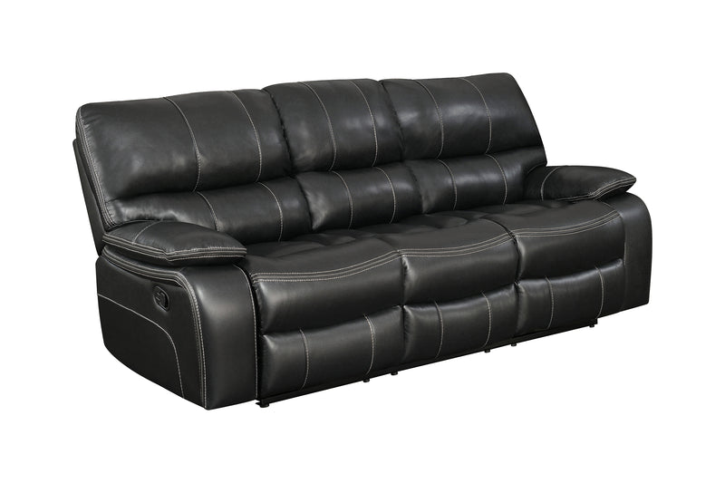 Willemse Motion Loveseat With Console Dark Brown